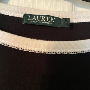 Lauren Ralph Lauren, large, black shirt